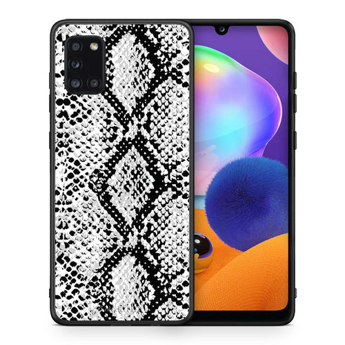 Animal White Snake - Samsung Galaxy A31 θήκη