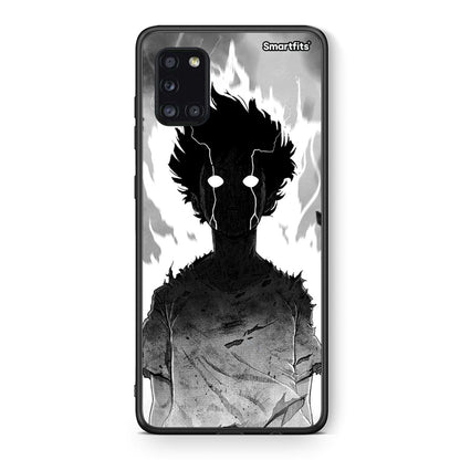 Θήκη Samsung Galaxy A31 Anime Boy από τη Smartfits με σχέδιο στο πίσω μέρος και μαύρο περίβλημα | Samsung Galaxy A31 Anime Boy case with colorful back and black bezels