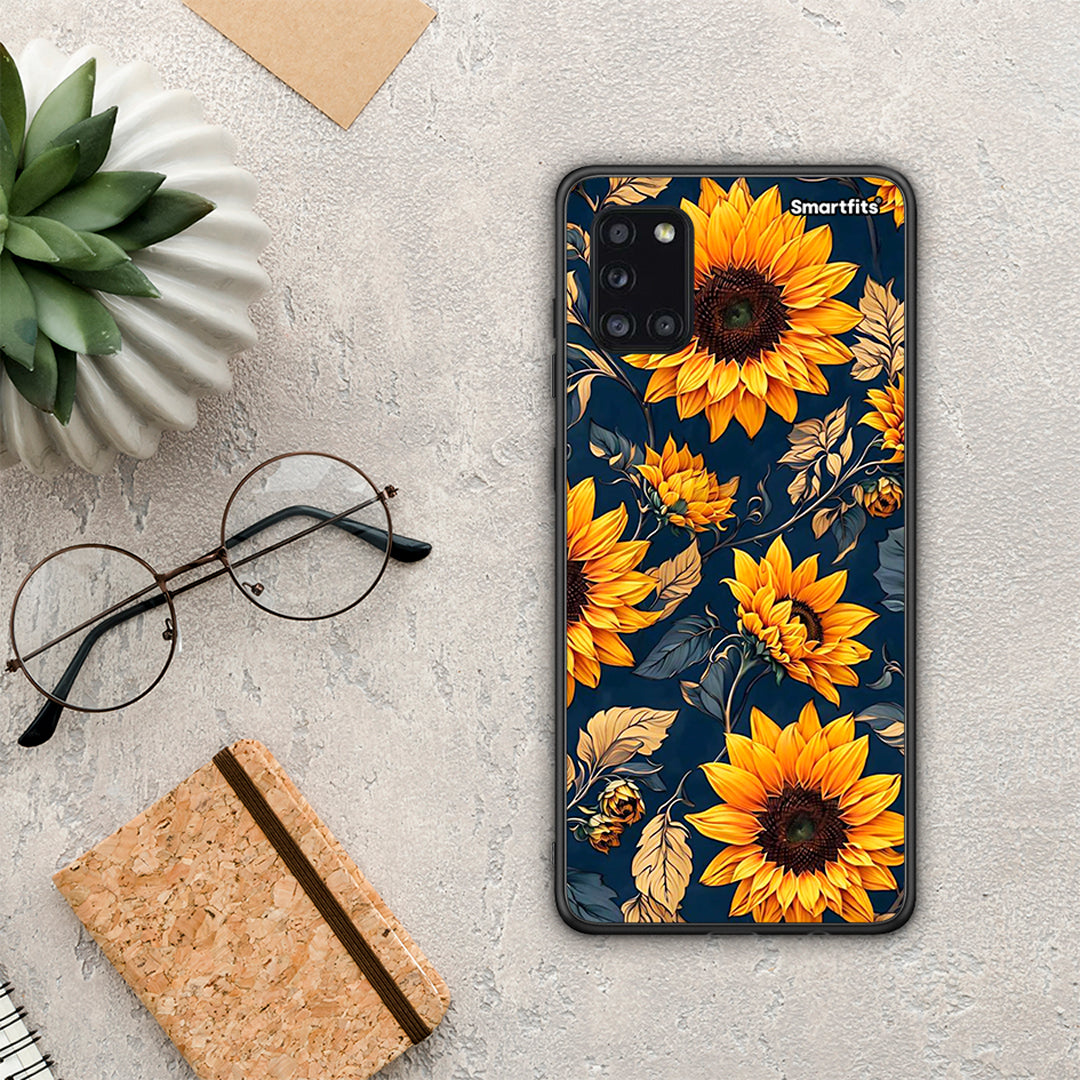 Autumn Sunflowers - Samsung Galaxy A31 θήκη