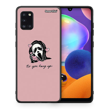 Θήκη Samsung Galaxy A31 Halloween Hang Up από τη Smartfits με σχέδιο στο πίσω μέρος και μαύρο περίβλημα | Samsung Galaxy A31 Halloween Hang Up case with colorful back and black bezels