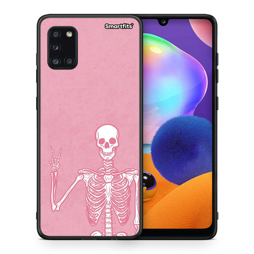 Θήκη Samsung Galaxy A31 Halloween Motivation από τη Smartfits με σχέδιο στο πίσω μέρος και μαύρο περίβλημα | Samsung Galaxy A31 Halloween Motivation case with colorful back and black bezels