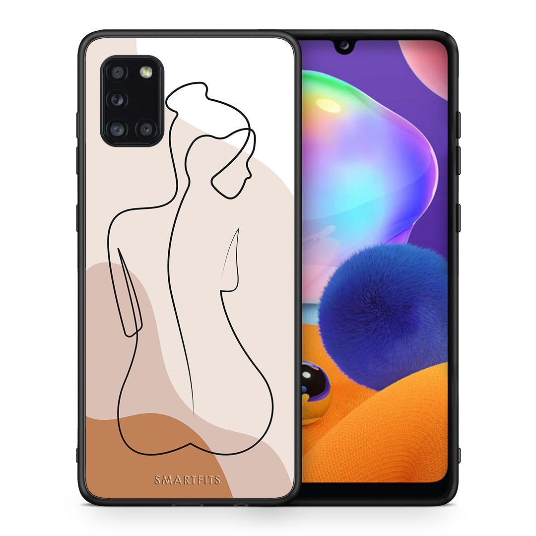 LineArt Woman - Samsung Galaxy A31 θήκη