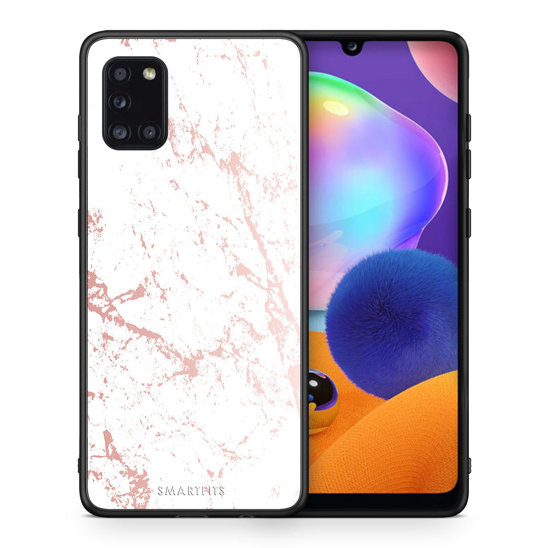 Marble Pink Splash - Samsung Galaxy A31 θήκη