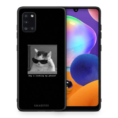 Meme Cat - Samsung Galaxy A31 θήκη