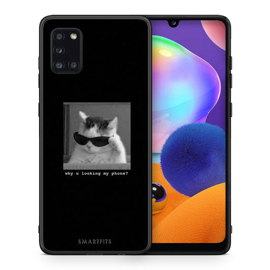 Meme Cat - Samsung Galaxy A31 θήκη