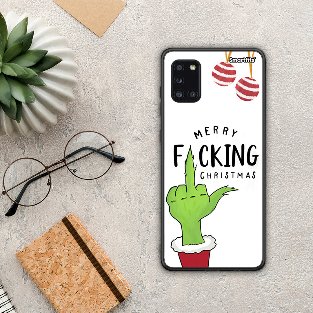 Merry F Xmas - Samsung Galaxy A31 θήκη