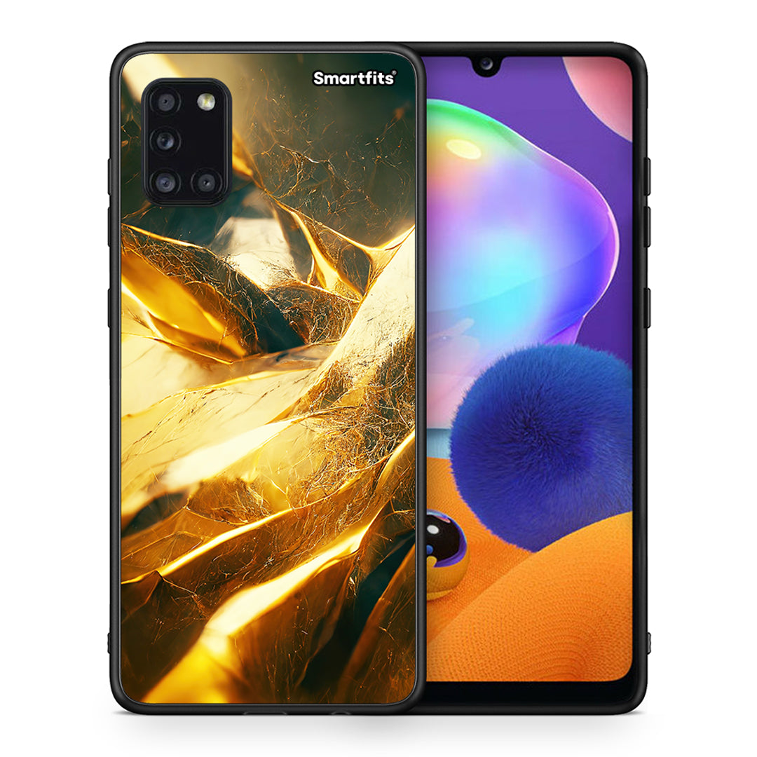 Real Gold - Samsung Galaxy A31 θήκη