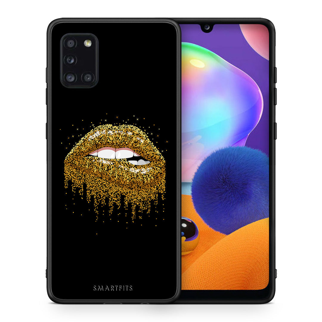 Valentine Golden - Samsung Galaxy A31 θήκη