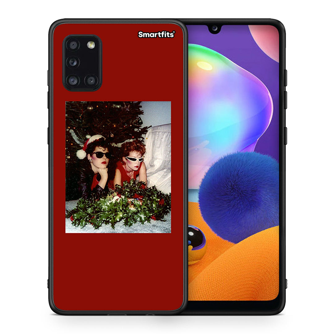 Θήκη Samsung Galaxy A31 Waiting For Xmas από τη Smartfits με σχέδιο στο πίσω μέρος και μαύρο περίβλημα | Samsung Galaxy A31 Waiting For Xmas case with colorful back and black bezels