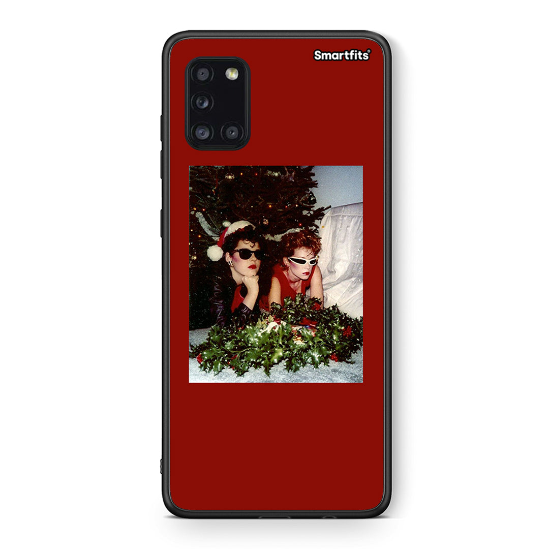 Θήκη Samsung Galaxy A31 Waiting For Xmas από τη Smartfits με σχέδιο στο πίσω μέρος και μαύρο περίβλημα | Samsung Galaxy A31 Waiting For Xmas case with colorful back and black bezels