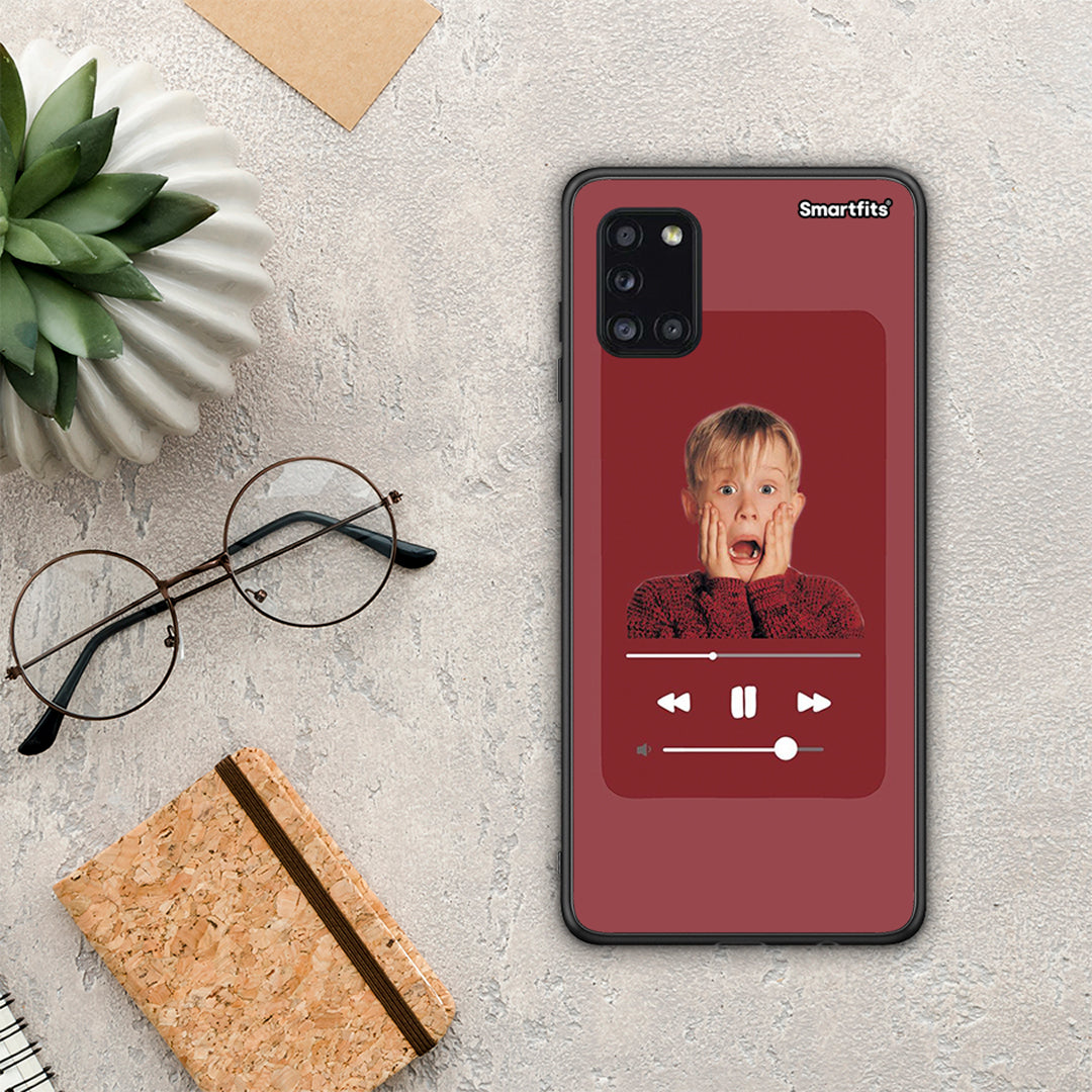 Xmas Alone Music - Samsung Galaxy A31 θήκη