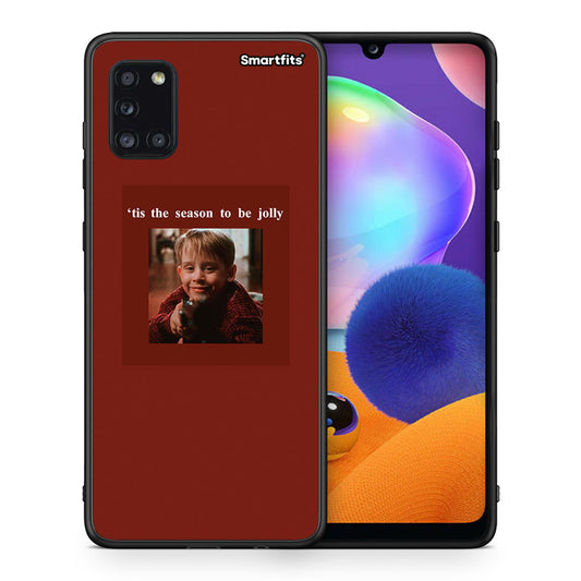 Θήκη Samsung Galaxy A31 Xmas Ultimate Spirit από τη Smartfits με σχέδιο στο πίσω μέρος και μαύρο περίβλημα | Samsung Galaxy A31 Xmas Ultimate Spirit case with colorful back and black bezels