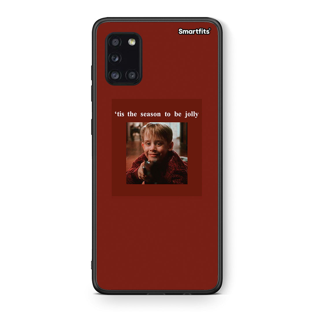 Θήκη Samsung Galaxy A31 Xmas Ultimate Spirit από τη Smartfits με σχέδιο στο πίσω μέρος και μαύρο περίβλημα | Samsung Galaxy A31 Xmas Ultimate Spirit case with colorful back and black bezels