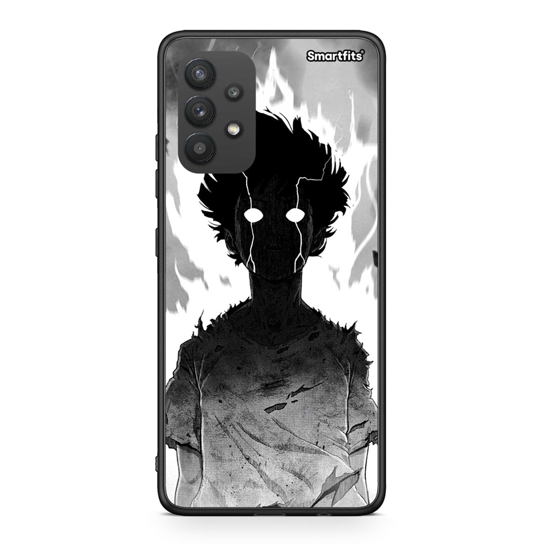 Samsung A32 4G Anime Boy Θήκη από τη Smartfits με σχέδιο στο πίσω μέρος και μαύρο περίβλημα | Smartphone case with colorful back and black bezels by Smartfits