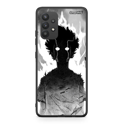 Samsung A32 4G Anime Boy Θήκη από τη Smartfits με σχέδιο στο πίσω μέρος και μαύρο περίβλημα | Smartphone case with colorful back and black bezels by Smartfits