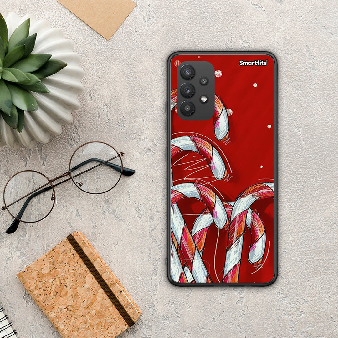 Candy Cane - Samsung Galaxy A32 4G θήκη