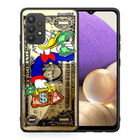 Thumbnail for Θήκη Samsung A32 4G Duck Money από τη Smartfits με σχέδιο στο πίσω μέρος και μαύρο περίβλημα | Samsung A32 4G Duck Money case with colorful back and black bezels