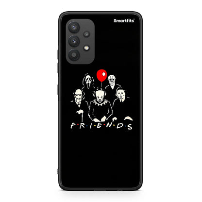 Samsung A32 4G Halloween Friends Θήκη από τη Smartfits με σχέδιο στο πίσω μέρος και μαύρο περίβλημα | Smartphone case with colorful back and black bezels by Smartfits