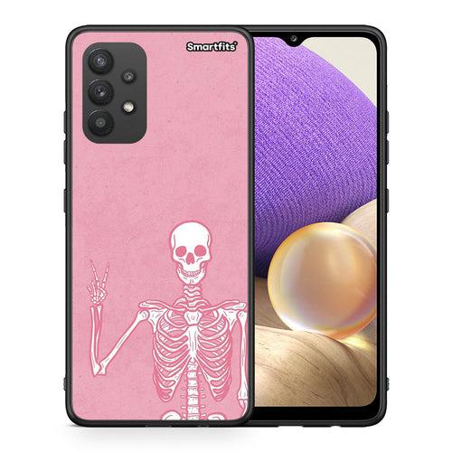 Θήκη Samsung A32 4G Halloween Motivation από τη Smartfits με σχέδιο στο πίσω μέρος και μαύρο περίβλημα | Samsung A32 4G Halloween Motivation case with colorful back and black bezels