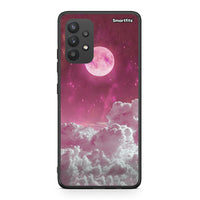 Thumbnail for Samsung A32 4G Pink Moon Θήκη από τη Smartfits με σχέδιο στο πίσω μέρος και μαύρο περίβλημα | Smartphone case with colorful back and black bezels by Smartfits