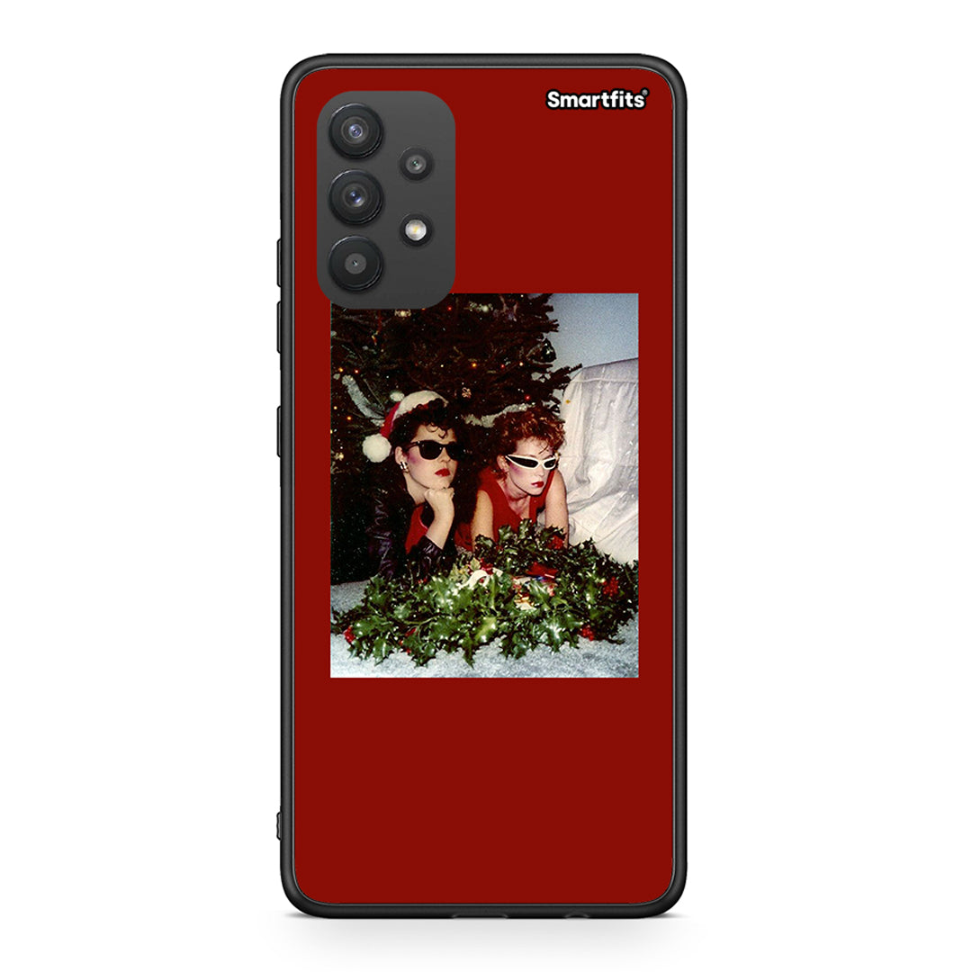 Samsung A32 4G Waiting For Xmas θήκη από τη Smartfits με σχέδιο στο πίσω μέρος και μαύρο περίβλημα | Smartphone case with colorful back and black bezels by Smartfits