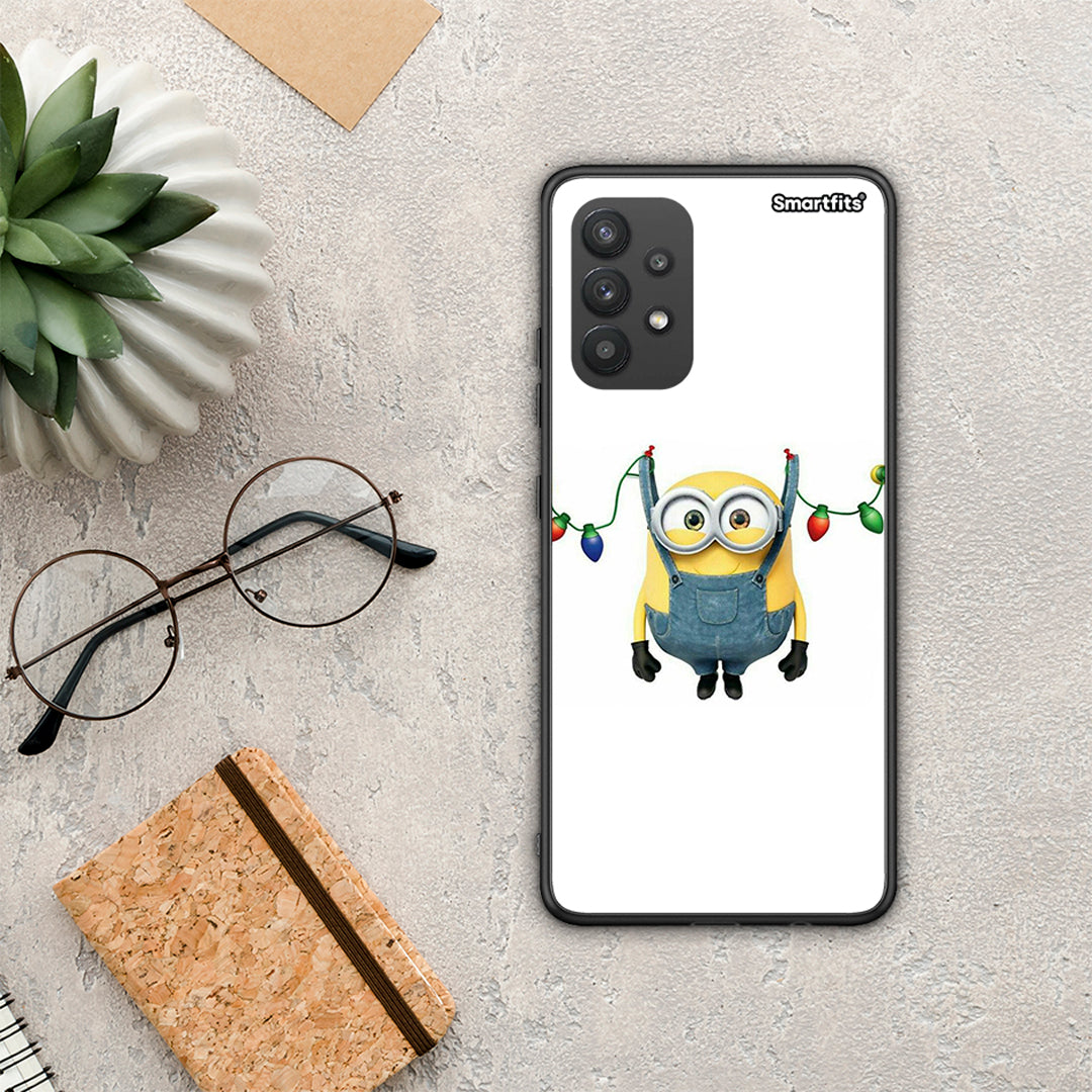 Xmas Minion Lights - Samsung Galaxy A32 4G θήκη