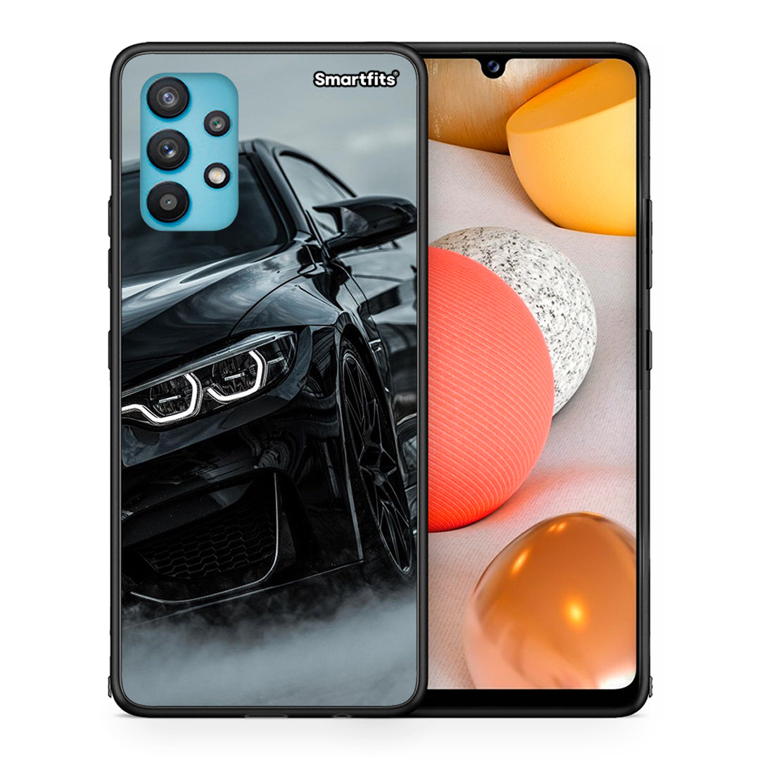 Θήκη Samsung Galaxy A32 5G  Black BMW από τη Smartfits με σχέδιο στο πίσω μέρος και μαύρο περίβλημα | Samsung Galaxy A32 5G  Black BMW case with colorful back and black bezels