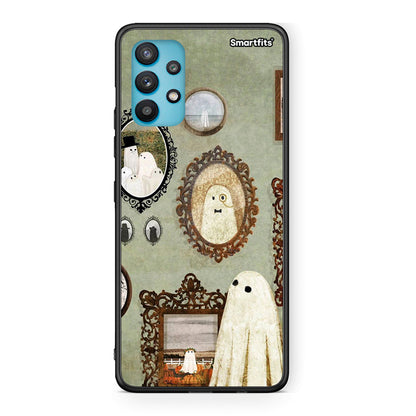 Samsung Galaxy A32 5G Halloween Ghost Season Θήκη από τη Smartfits με σχέδιο στο πίσω μέρος και μαύρο περίβλημα | Smartphone case with colorful back and black bezels by Smartfits