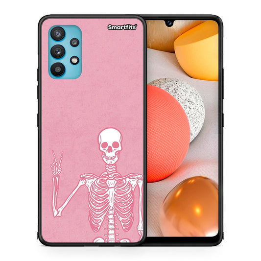 Θήκη Samsung Galaxy A32 5G Halloween Motivation από τη Smartfits με σχέδιο στο πίσω μέρος και μαύρο περίβλημα | Samsung Galaxy A32 5G Halloween Motivation case with colorful back and black bezels
