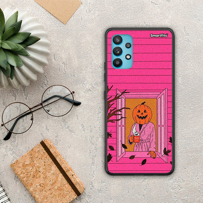Halloween Pumpkin Lady - Samsung Galaxy A32 5G θήκη