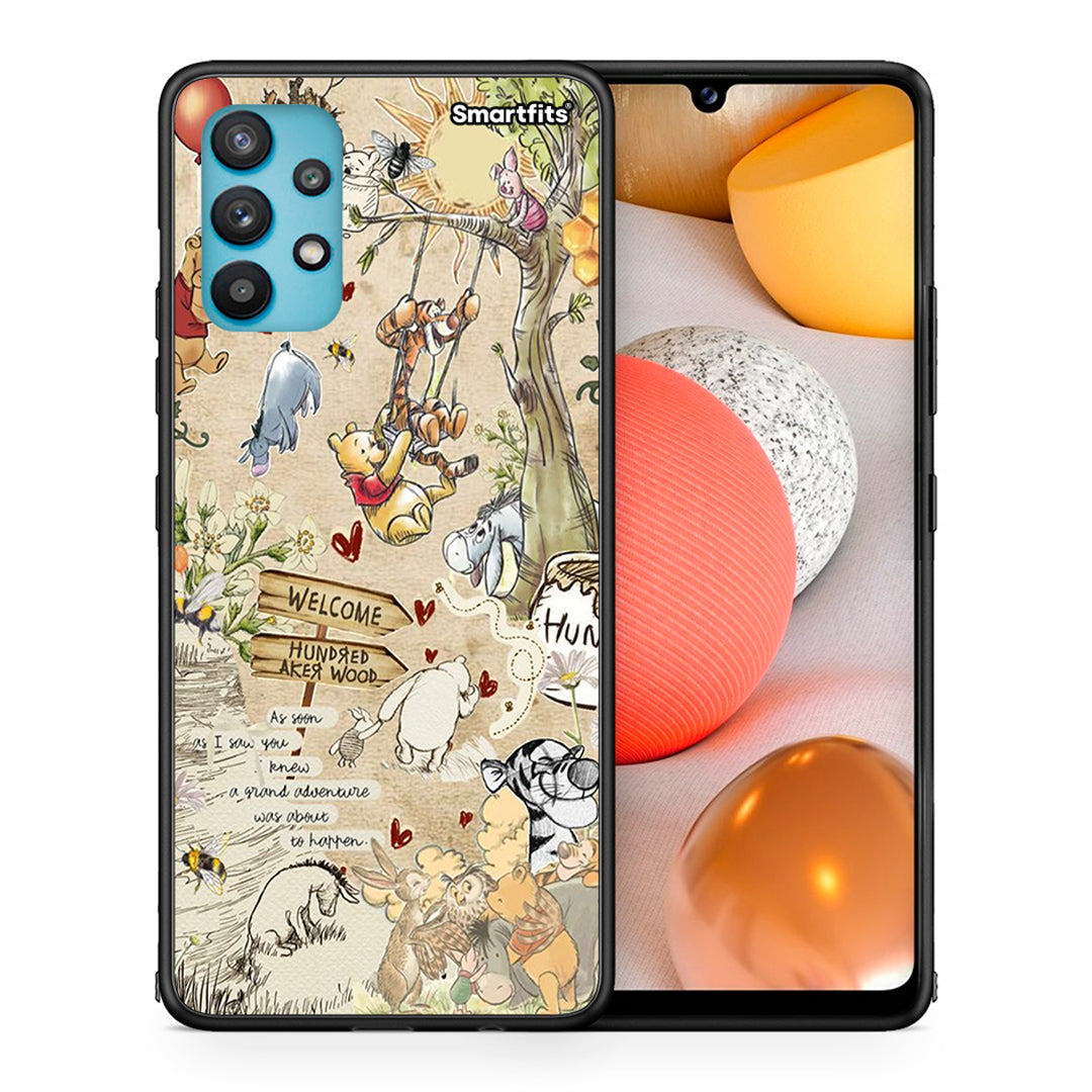 Θήκη Samsung Galaxy A32 5G  Happy Friends από τη Smartfits με σχέδιο στο πίσω μέρος και μαύρο περίβλημα | Samsung Galaxy A32 5G  Happy Friends case with colorful back and black bezels