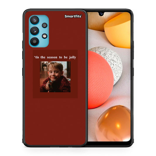 Θήκη Samsung Galaxy A32 5G Xmas Ultimate Spirit από τη Smartfits με σχέδιο στο πίσω μέρος και μαύρο περίβλημα | Samsung Galaxy A32 5G Xmas Ultimate Spirit case with colorful back and black bezels