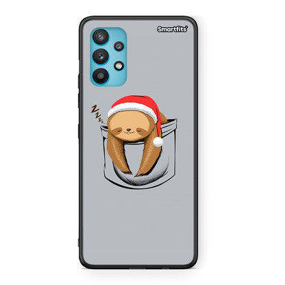 Samsung Galaxy A32 5G Xmas Zzzz θήκη από τη Smartfits με σχέδιο στο πίσω μέρος και μαύρο περίβλημα | Smartphone case with colorful back and black bezels by Smartfits