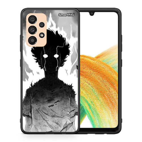 Θήκη Samsung A33 5G Anime Boy από τη Smartfits με σχέδιο στο πίσω μέρος και μαύρο περίβλημα | Samsung A33 5G Anime Boy case with colorful back and black bezels