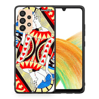 Thumbnail for Θήκη Samsung A33 5G Card Love από τη Smartfits με σχέδιο στο πίσω μέρος και μαύρο περίβλημα | Samsung A33 5G Card Love case with colorful back and black bezels
