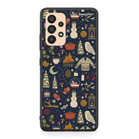 Thumbnail for Samsung A33 5G Christmas Elements θήκη από τη Smartfits με σχέδιο στο πίσω μέρος και μαύρο περίβλημα | Smartphone case with colorful back and black bezels by Smartfits