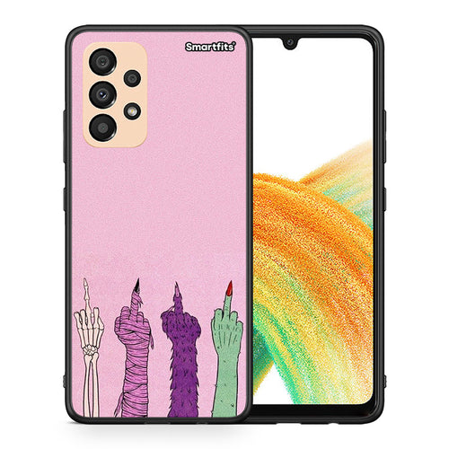 Θήκη Samsung A33 5G Halloween Be A Lady από τη Smartfits με σχέδιο στο πίσω μέρος και μαύρο περίβλημα | Samsung A33 5G Halloween Be A Lady case with colorful back and black bezels