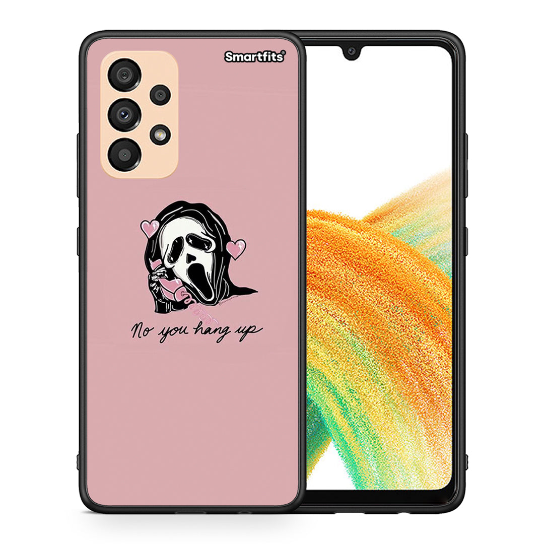 Θήκη Samsung A33 5G Halloween Hang Up από τη Smartfits με σχέδιο στο πίσω μέρος και μαύρο περίβλημα | Samsung A33 5G Halloween Hang Up case with colorful back and black bezels