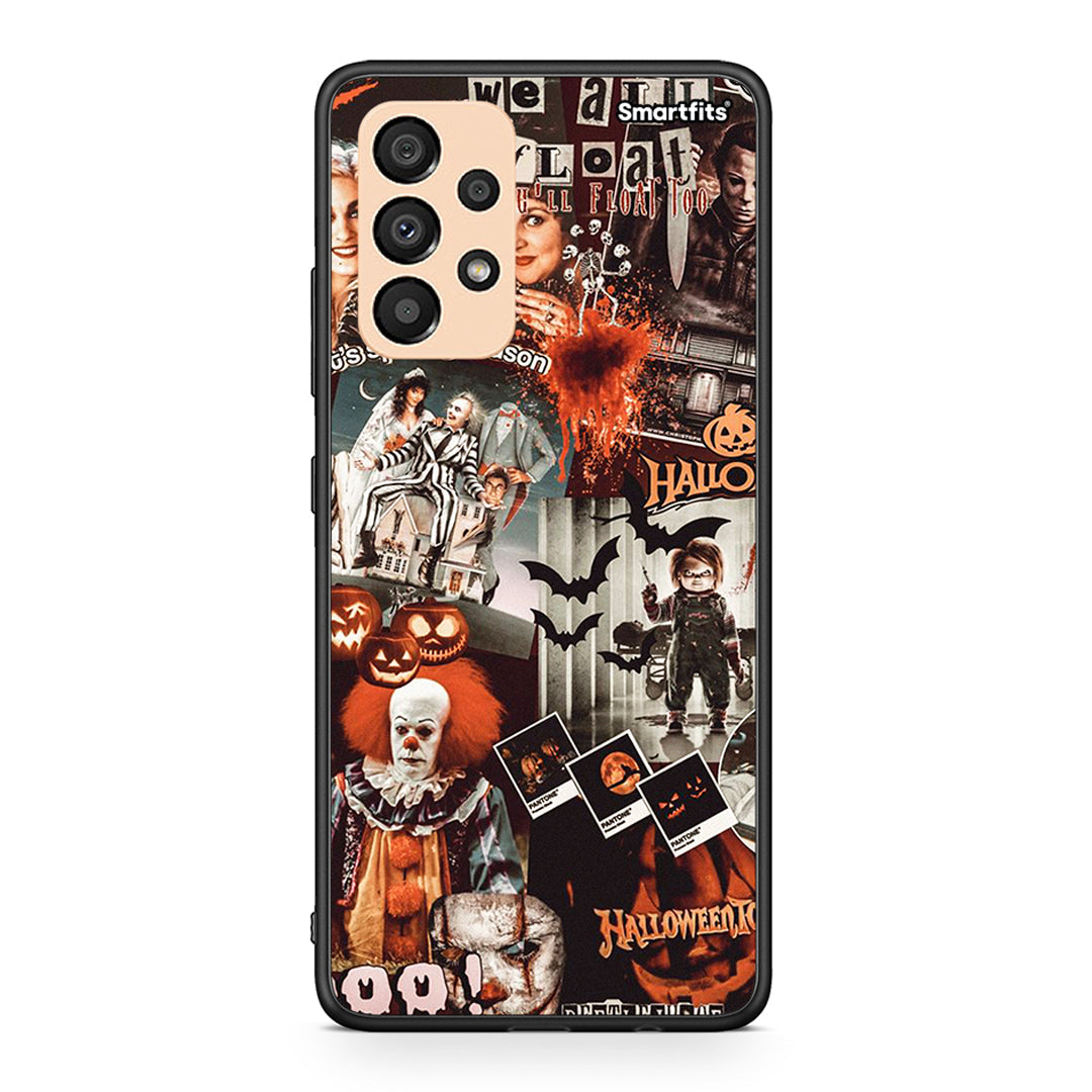 Samsung A33 5G Halloween Spooky Season Θήκη από τη Smartfits με σχέδιο στο πίσω μέρος και μαύρο περίβλημα | Smartphone case with colorful back and black bezels by Smartfits