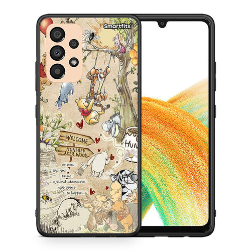 Θήκη Samsung A33 5G Happy Friends από τη Smartfits με σχέδιο στο πίσω μέρος και μαύρο περίβλημα | Samsung A33 5G Happy Friends case with colorful back and black bezels