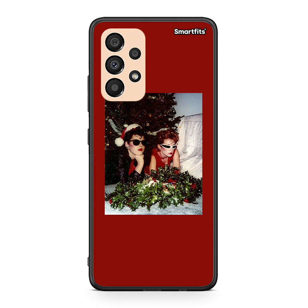Samsung A33 5G Waiting For Xmas θήκη από τη Smartfits με σχέδιο στο πίσω μέρος και μαύρο περίβλημα | Smartphone case with colorful back and black bezels by Smartfits