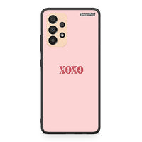 Thumbnail for Samsung A33 5G XOXO Love θήκη από τη Smartfits με σχέδιο στο πίσω μέρος και μαύρο περίβλημα | Smartphone case with colorful back and black bezels by Smartfits