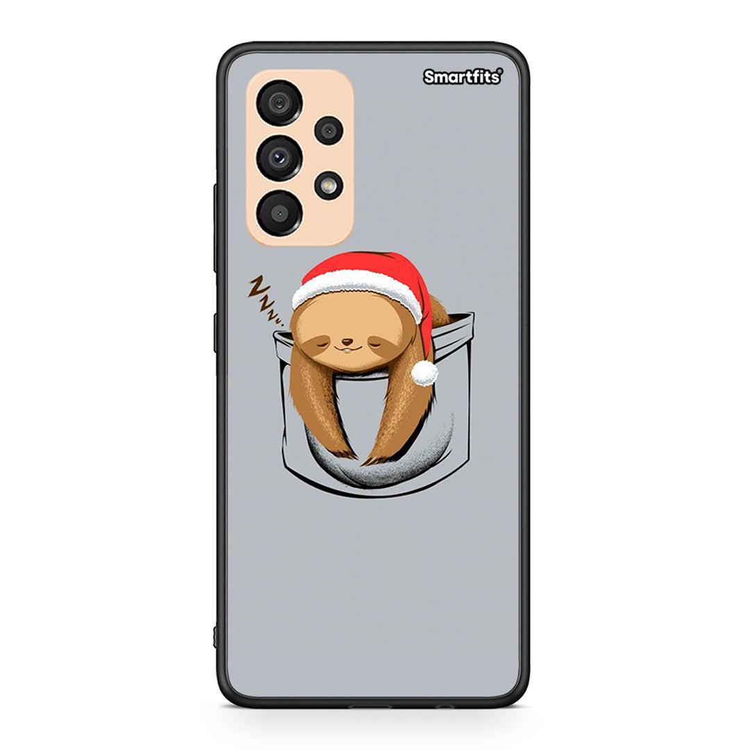 Samsung A33 5G Xmas Zzzz θήκη από τη Smartfits με σχέδιο στο πίσω μέρος και μαύρο περίβλημα | Smartphone case with colorful back and black bezels by Smartfits