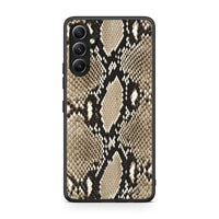 Thumbnail for Θήκη Samsung Galaxy A34 Animal Fashion Snake από τη Smartfits με σχέδιο στο πίσω μέρος και μαύρο περίβλημα | Samsung Galaxy A34 Animal Fashion Snake Case with Colorful Back and Black Bezels