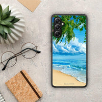 Thumbnail for Θήκη Samsung Galaxy A34 Beautiful Beach από τη Smartfits με σχέδιο στο πίσω μέρος και μαύρο περίβλημα | Samsung Galaxy A34 Beautiful Beach Case with Colorful Back and Black Bezels