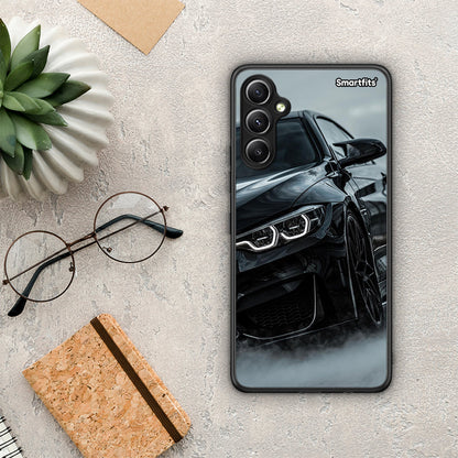 Θήκη Samsung Galaxy A34 Black BMW από τη Smartfits με σχέδιο στο πίσω μέρος και μαύρο περίβλημα | Samsung Galaxy A34 Black BMW Case with Colorful Back and Black Bezels