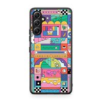 Thumbnail for Θήκη Samsung Galaxy A34 Bubbles Soap από τη Smartfits με σχέδιο στο πίσω μέρος και μαύρο περίβλημα | Samsung Galaxy A34 Bubbles Soap Case with Colorful Back and Black Bezels