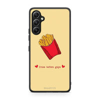 Thumbnail for Θήκη Samsung Galaxy A34 Fries Before Guys από τη Smartfits με σχέδιο στο πίσω μέρος και μαύρο περίβλημα | Samsung Galaxy A34 Fries Before Guys Case with Colorful Back and Black Bezels