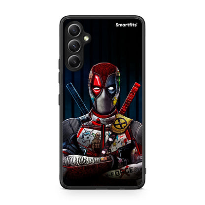 Θήκη Samsung Galaxy A34 Funny Guy από τη Smartfits με σχέδιο στο πίσω μέρος και μαύρο περίβλημα | Samsung Galaxy A34 Funny Guy Case with Colorful Back and Black Bezels