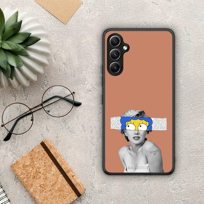 Θήκη Samsung Galaxy A34 Sim Merilyn από τη Smartfits με σχέδιο στο πίσω μέρος και μαύρο περίβλημα | Samsung Galaxy A34 Sim Merilyn Case with Colorful Back and Black Bezels